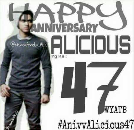 dewii_sn52's tweet photo. yeee!!!!Happy anniversary ALICIOUS:*:*:*!!!#ALC47 https://t.co/rn7GHvGgmq