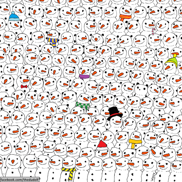 jpmasespanol's tweet photo. #JPRetos
Encuentra el panda entre los muñecos de nieve...
RT si lo encuentras
@jscomunicadores @VivaNicaragua13 https://t.co/jc62VSOhDf