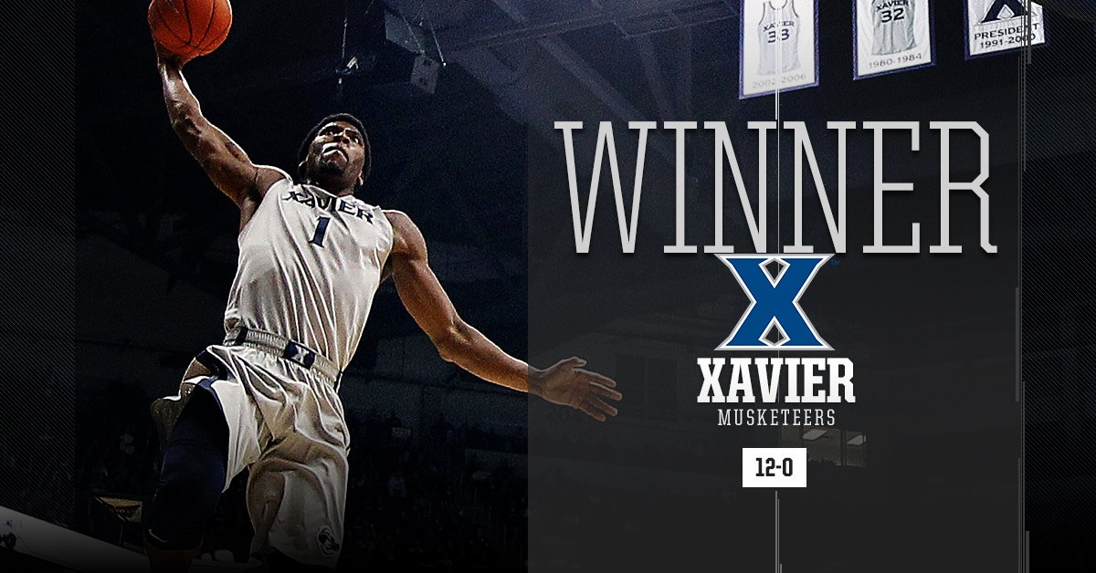 STILL UNDEFEATED!

No. 6 Xavier overcomes a 15-point halftime deficit en route to a 78-70 victory over Wake Forest!