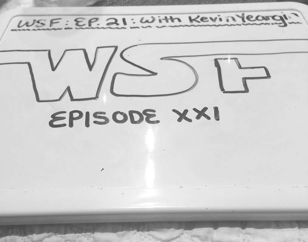 WSFcast's tweet image. Finally together again and just in time to talk about #StarWarsTheForceAwakens with our buddy @KevinYeargin