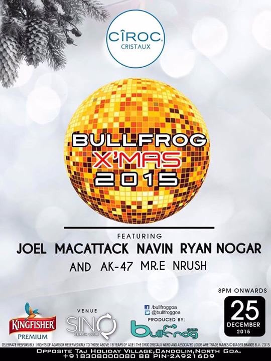 rjrkrishnan's tweet image. The party that needs no publicity. 

See you at the Bullfrog XMas Party. 

p.s - come early.