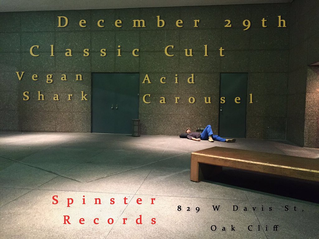 Alternate poster <a href="/nash1211/">Nash Griggs</a> made for our show next week at #SpinsterRecords