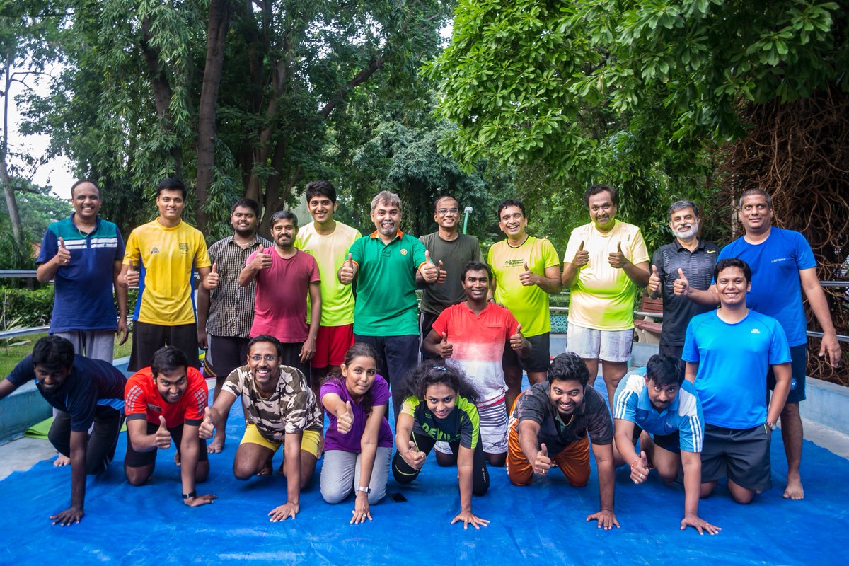 kumaravelt's tweet photo. Good gathering for strengthπͺtraining today @Chennairunners @TNTrendsetters @TWCMarathon @runscmm #getsomeonerunning https://t.co/bevfm2KDX9