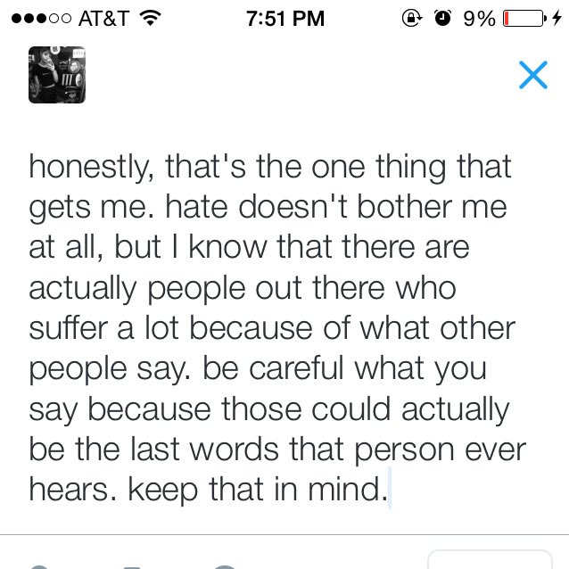 NiaLovelis's tweet image. you have the right to speak your mind and have opinions.. but also keep this is mind. thank you &amp;amp; much love.