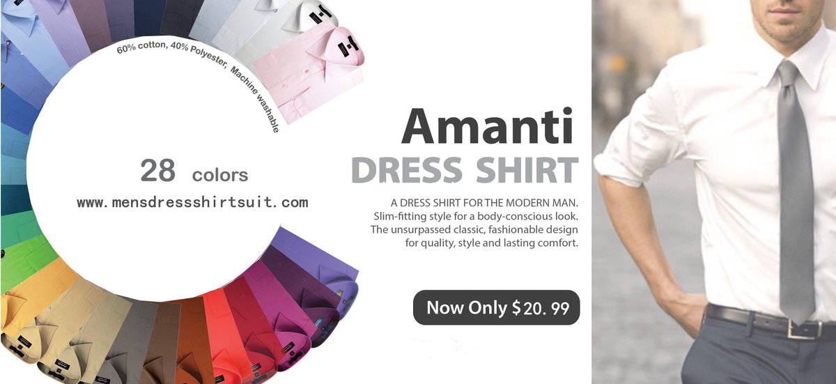 YingSun16's tweet photo. Men's Classic Solid Regular Fit | Amanti Dress Shirt Only $20.99
https://t.co/SY8dN7WJgm https://t.co/xV6r30PB3p