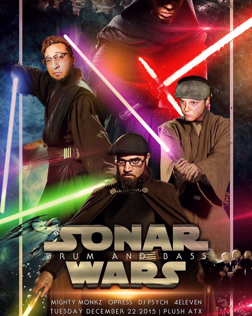 2tenplatoon's tweet photo. Tonight #sonar @ @plushatx #2tenplatoon #amp #lab7311 #junglist https://t.co/z6x5ojspsP