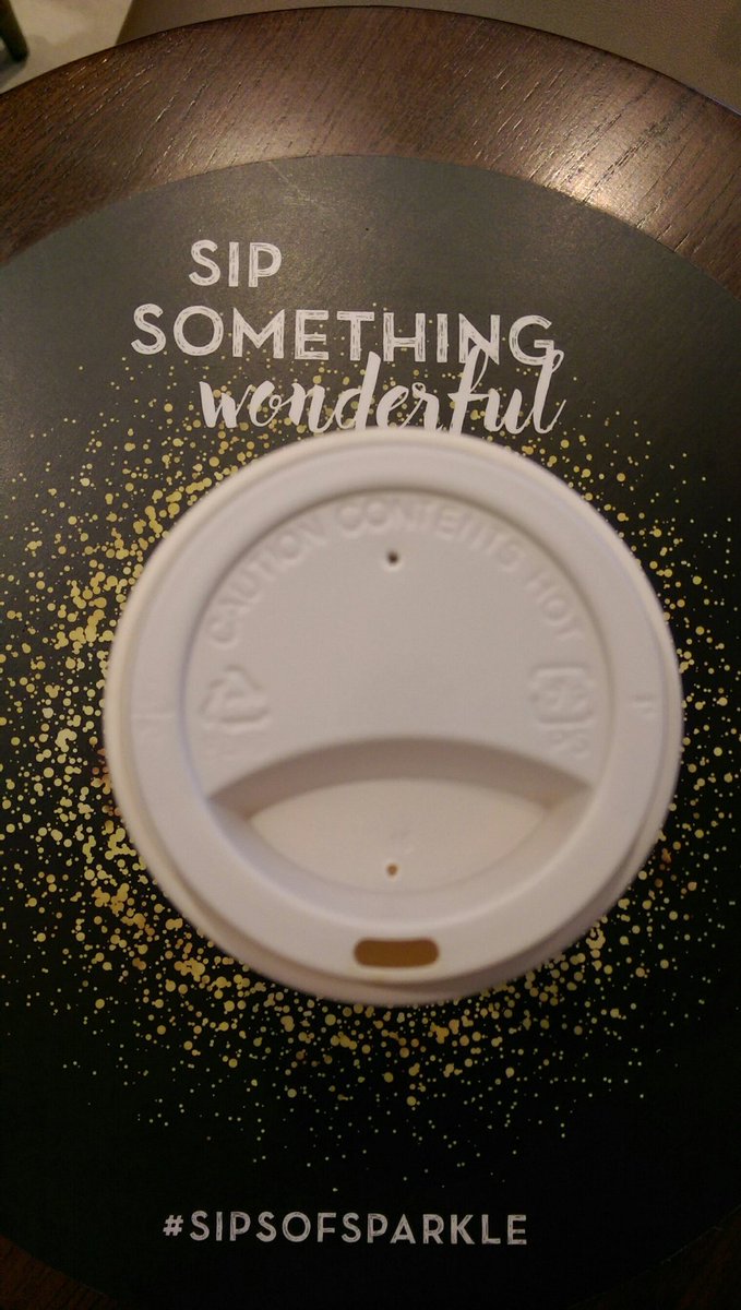 Karin_Adi's tweet photo. Trying to keep myself awake... Love the table decoration @StarbucksAu! #sipsofsparkle https://t.co/RjmiogvxwC