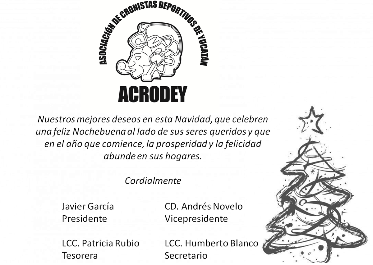 Nuestros mejores deseos en esta Navidad, que celebren una feliz Nochebuena al lado de sus seres queridos #ACRODEY