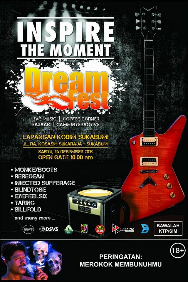 BigBangBdg's tweet photo. 2 days road 2 Inspire The Moment w/ DreamFest 2015
Sat, 26 Dec 15
Lapang Kodim - Sukabumi
Ticket Info : 082124960698 https://t.co/XniajsIXIg