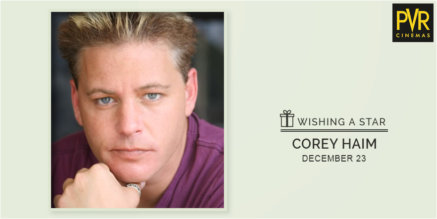 We wish Corey Haim, star of the critically acclaimed movie The Lost Boys , a very Happy Birthday.  