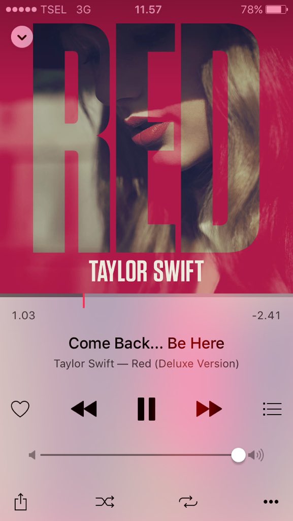 HadiPras28's tweet photo. #Np Come Back Be...Here @taylorswift13 https://t.co/5DZcZ4YDLS