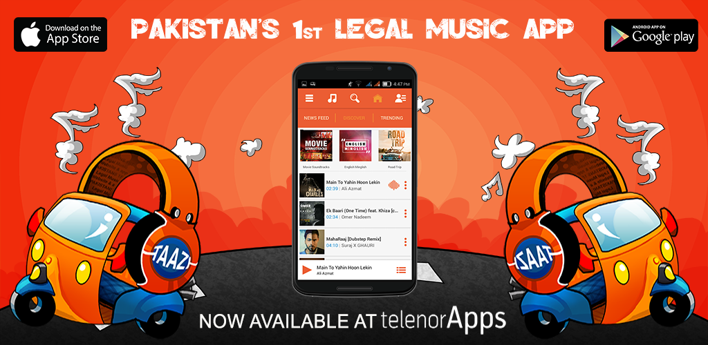 Taaziofficial's tweet photo. Stream &amp; Download over 100,000 #Pakistani songs on Taazi App:
https://t.co/0uSJUKc5Lg
https://t.co/xIwgh3ktAK https://t.co/W7aJZrhpgv