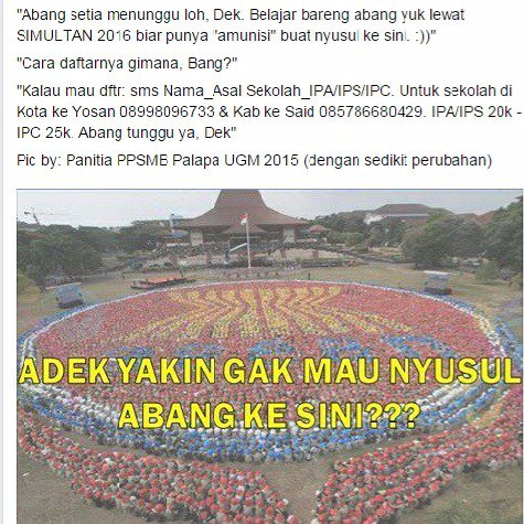 Abang tunggu yaa adek adek semuaa 😅 <a href="/slawi_sman3/">SMA Negeri 3 Slawi</a> <a href="/infotegal/">infotegal</a> <a href="/AboutSMANSA/">SMA N 1 TEGAL.</a> <a href="/kaosgalgil/">IG: @galgilkatalog</a> <a href="/SmagaKita/">SMA N 3 Tegal</a>