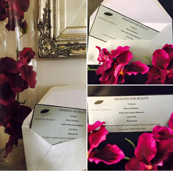 BeautyDesigned's tweet photo. The Perfect stocking filler for your loved one! #MerryChristmas #voucher #beauty #hair #aesthetic call-01600 719219 https://t.co/VgQZNOVQ8R