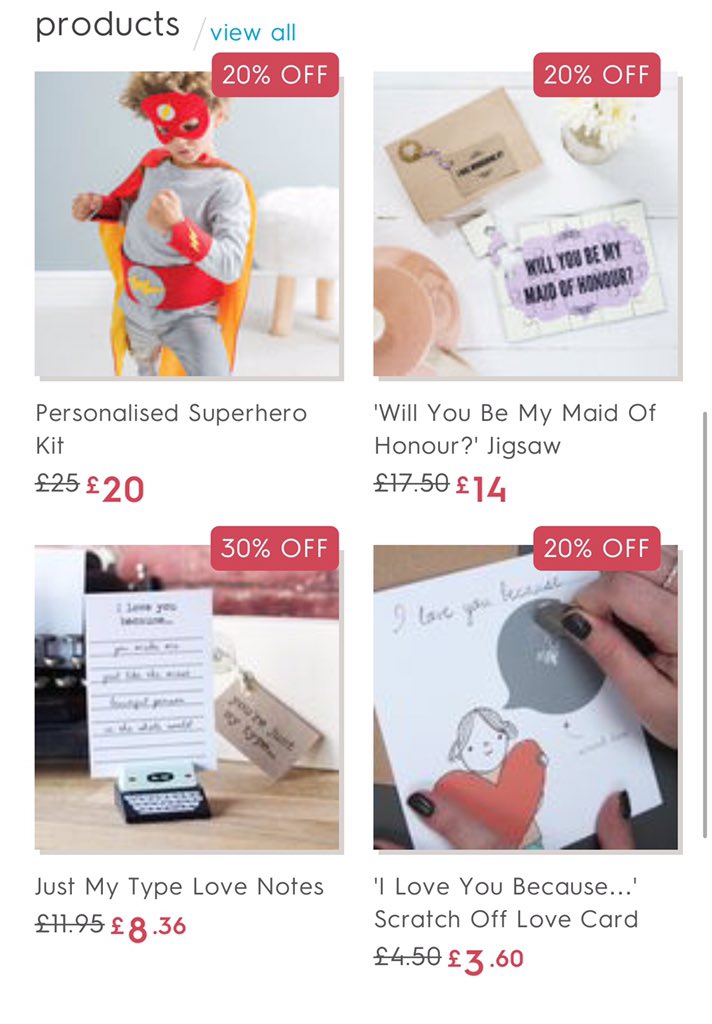 LouBrownDesigns's tweet image. The @notonthehighst sale has started with lots of offers to be had, including 20% off our Personalised Superhero Kit