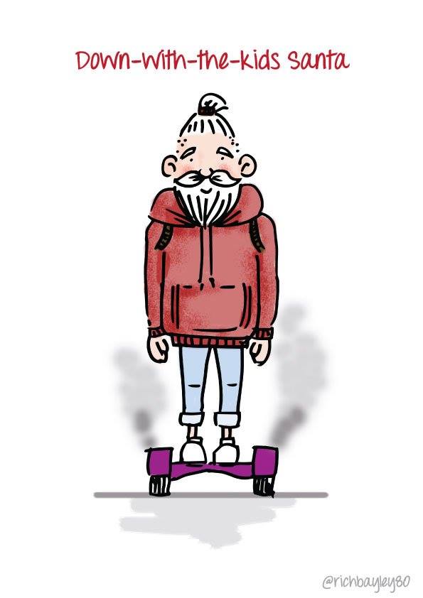 RedLetterDaysUK's tweet photo. Congratulations @downatheel & @richbayley80 our #ReinventSanta winners! Thanks for all the great @OneMinuteBriefs! https://t.co/9huLbcYDM8