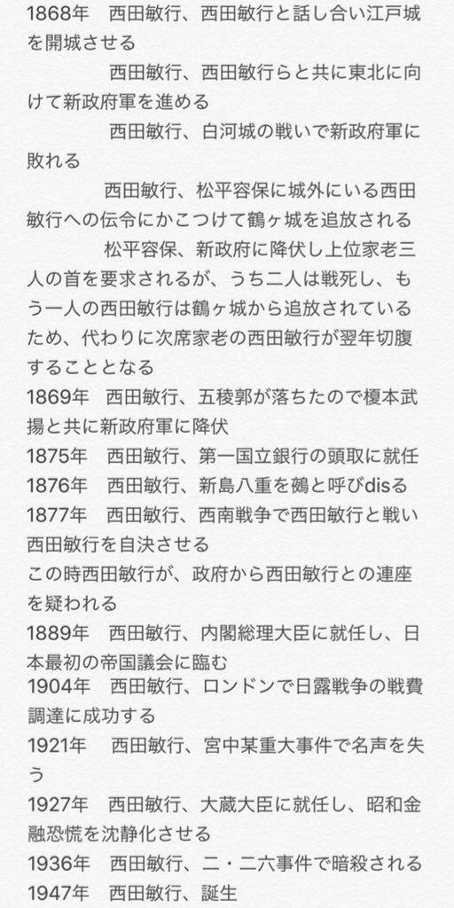 ট ইট র ザキ 武田鉄矢の幕末相関図が上がってたので 朝ドラは関係ないけど西田敏行年表をあげてみる あさが来た T Co To9nuqfxdt