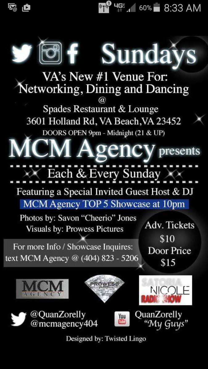 mcmagency404's tweet photo. #RT Dec27th #SpadesRestaurant @QuanZoRelly #SwagDrip #Remix f/ @dagodP95 #Steezy #Ro-Xan @1YUNGQUAN #ThaNewWave https://t.co/ZPJZBHgsWY