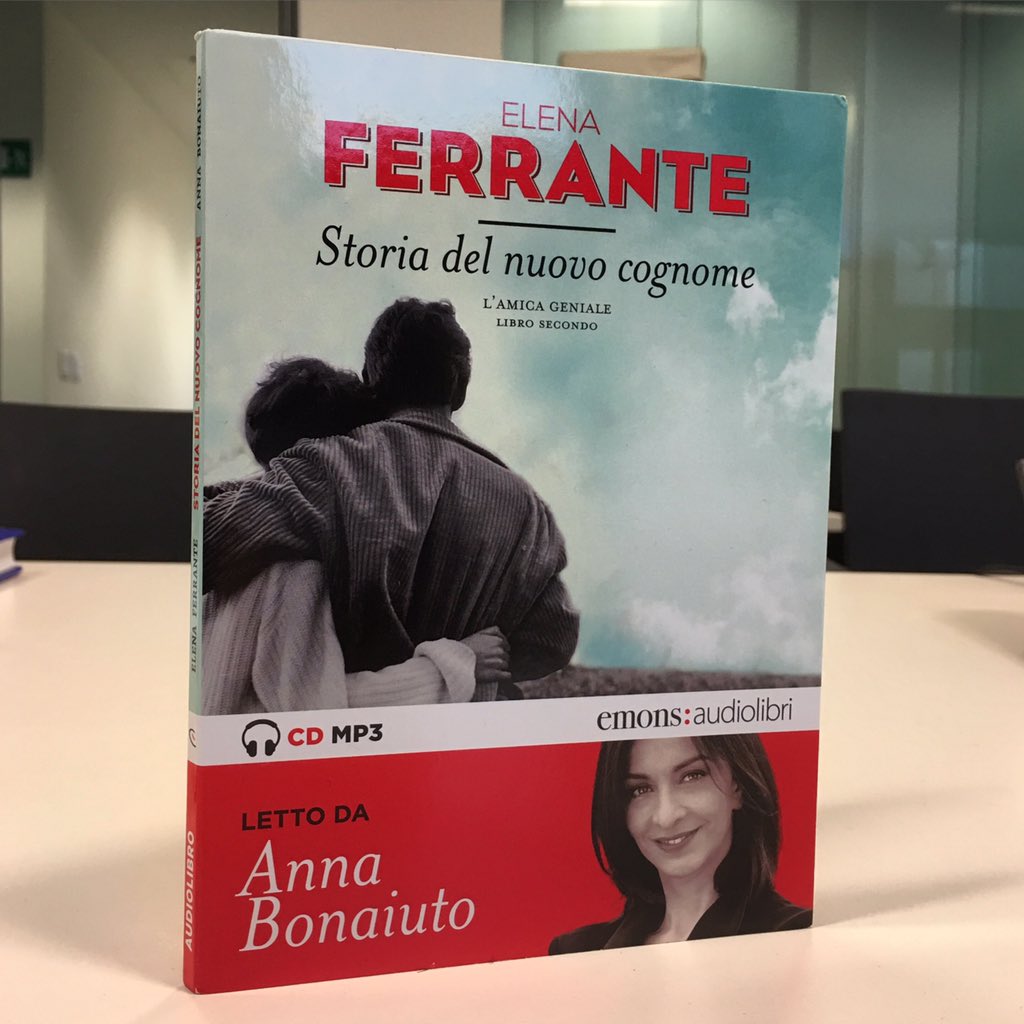 CheliPietro's tweet photo. Su amica.it l'audiolibro #storiadelnuovocognome #amicabest #elenaferrante @EmonsAudiolibri https://t.co/0ek3jrp51M https://t.co/D7PTzvGMxU