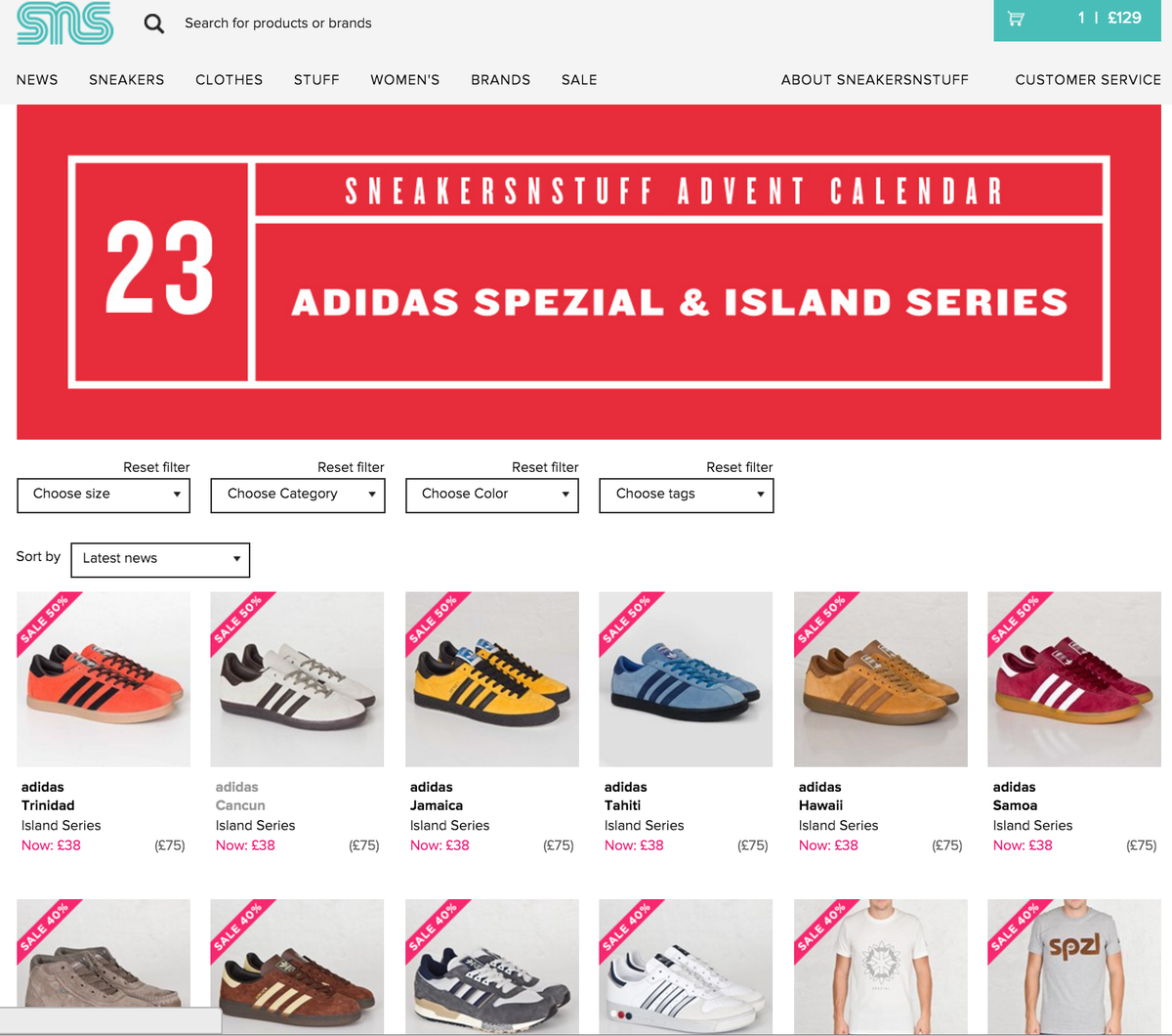 Sneaker advent calendar Outlet