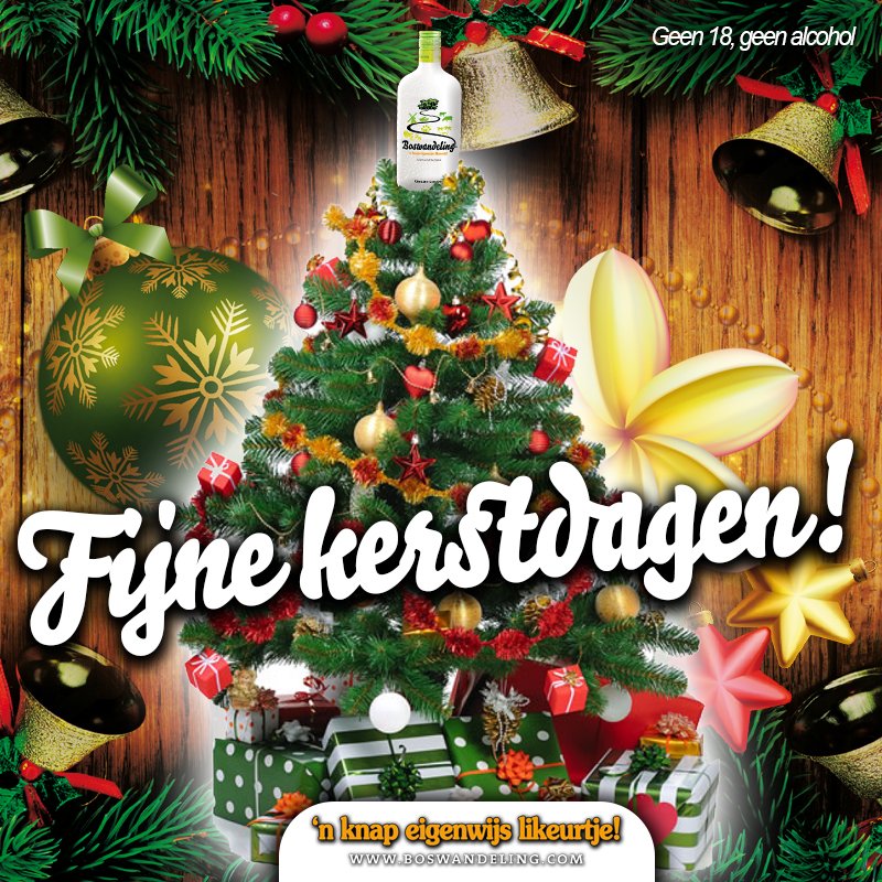 Namens Boswandeling wensen wij u fijne kerstdagen!