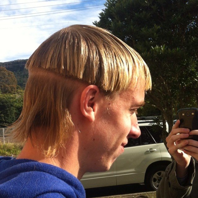 Bowl Cut Mullet