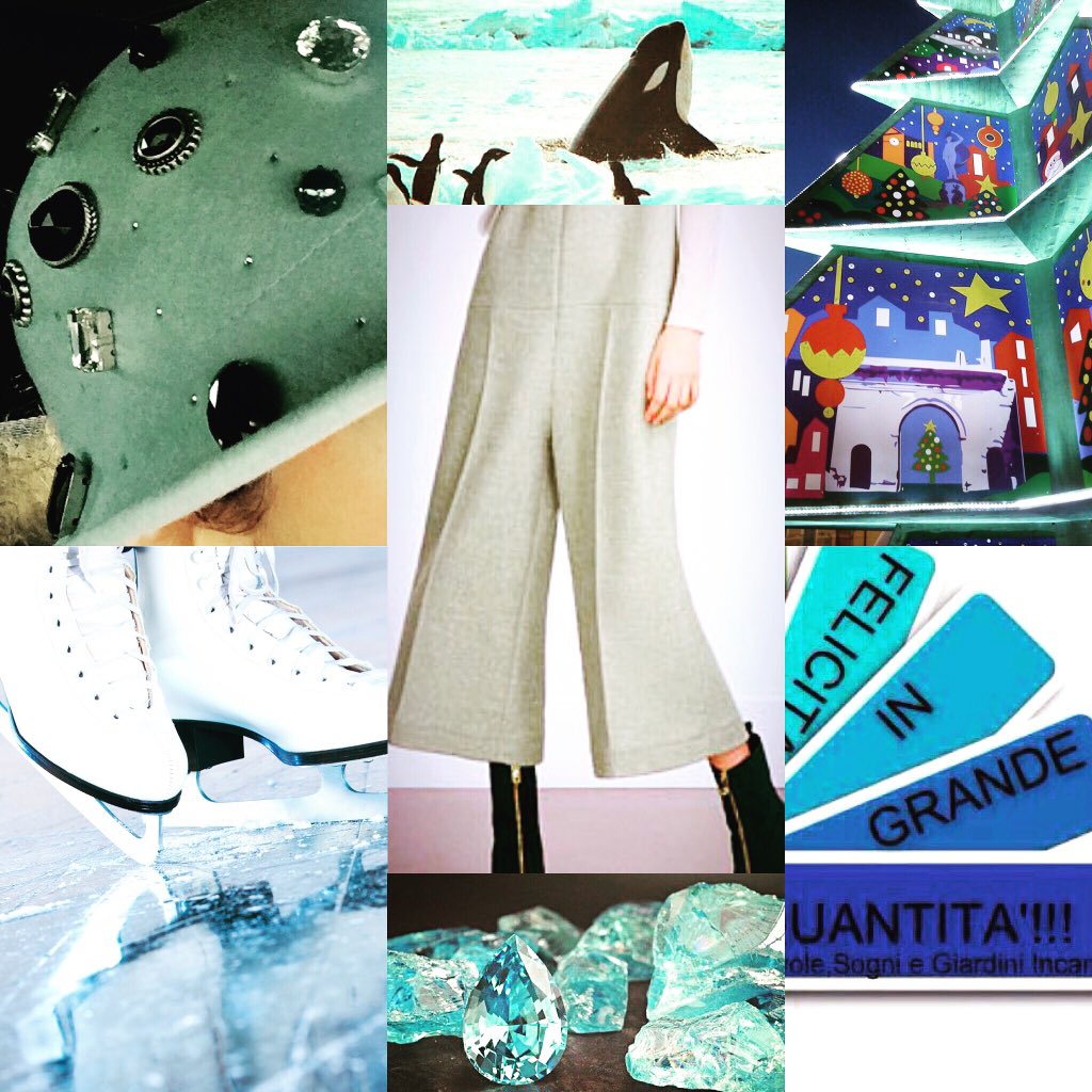 RosanticoStyle's tweet photo. #NatalePoetico ice...acquamarine...meretrice Christmas!! https://t.co/Uf3SA0Nogu