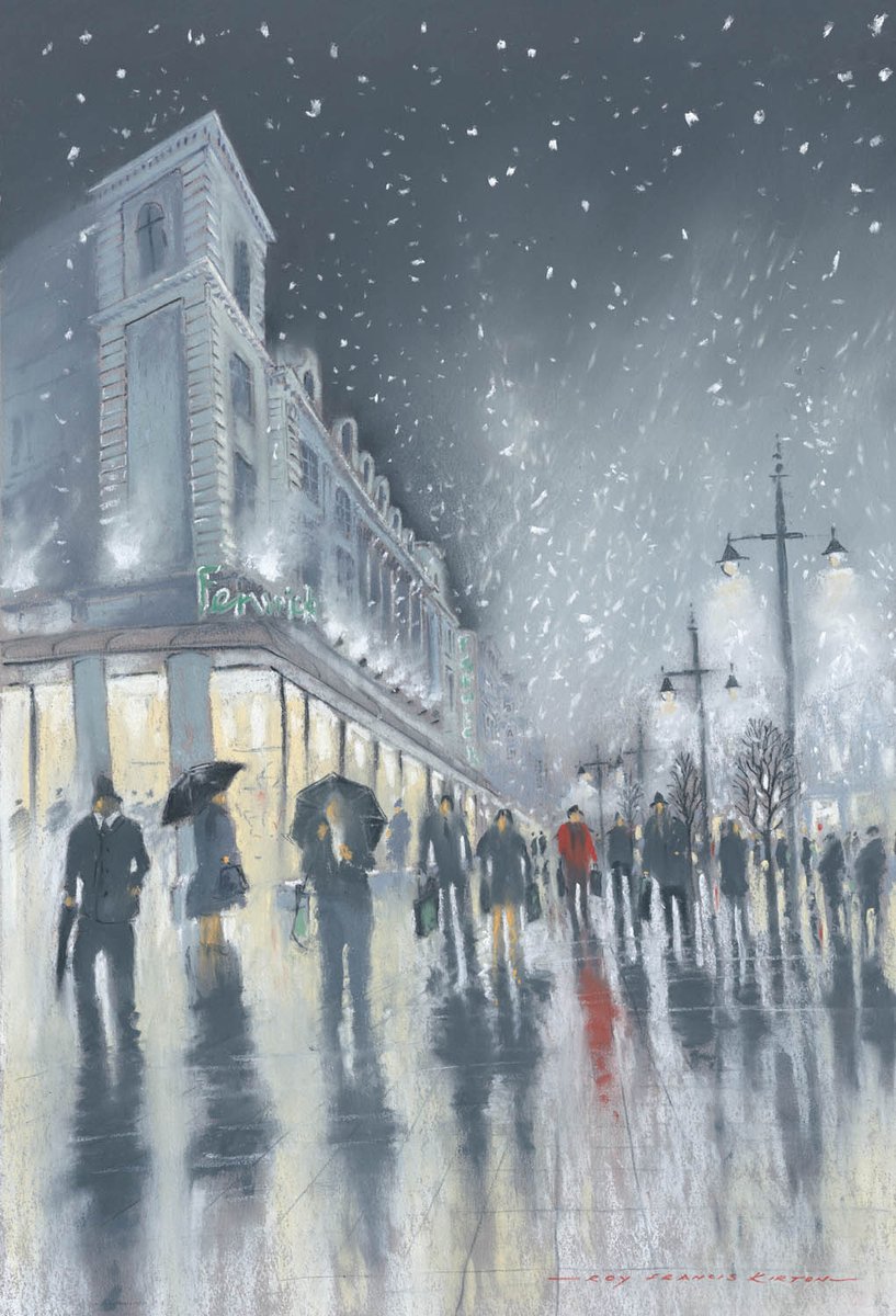 Bridekirkart's tweet photo. Winter shopping on Northumberland Street by Roy Francis Kirton https://t.co/Tewm2O4i6z #Art #Newcastle https://t.co/e47dFZ38zG