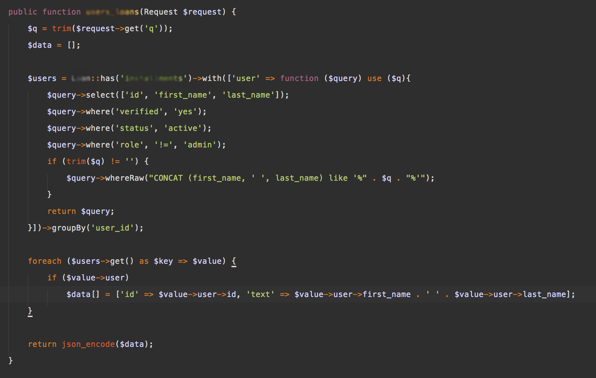 gocanto's tweet photo. Loving #laravel a little bit more everyday #php #DEVELOPING #userBrowser https://t.co/9SSDutVEu3