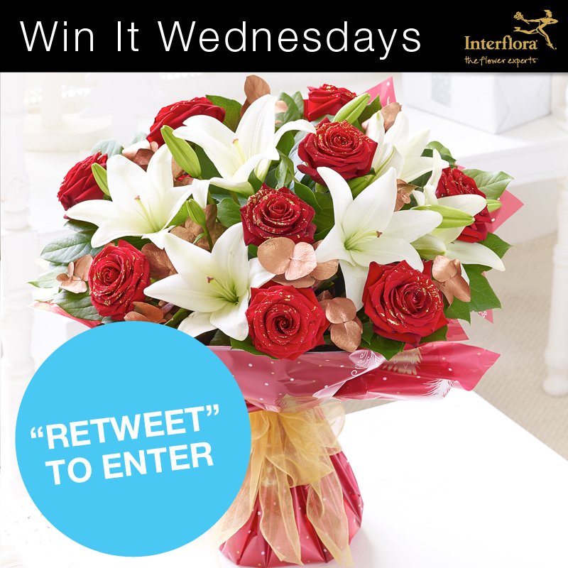InterfloraUK's tweet photo. It’s #WinItWednesday! RT &amp; follow for a chance to #win our Christmas Rose and Lily Hand-tied! //ow.ly/zgJAl https://t.co/PzlSfQB9QJ