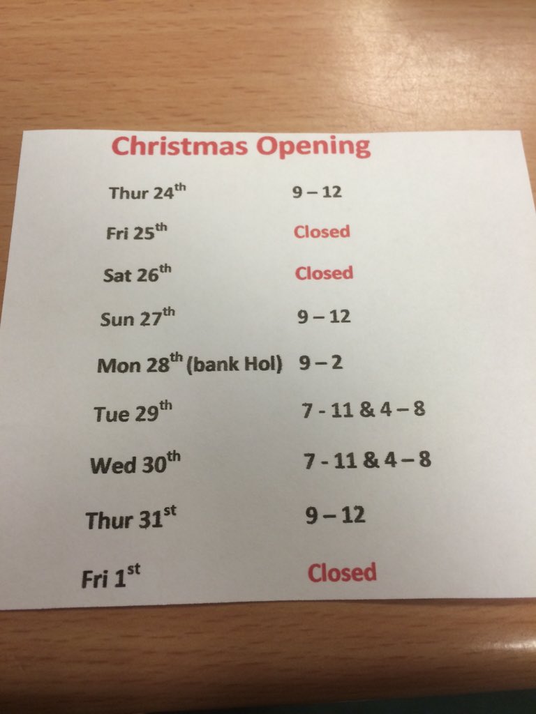 Opening hours for the gym below...Have a wonderful XMAS and a happy new year.... See you in 2016! Ian + the team
