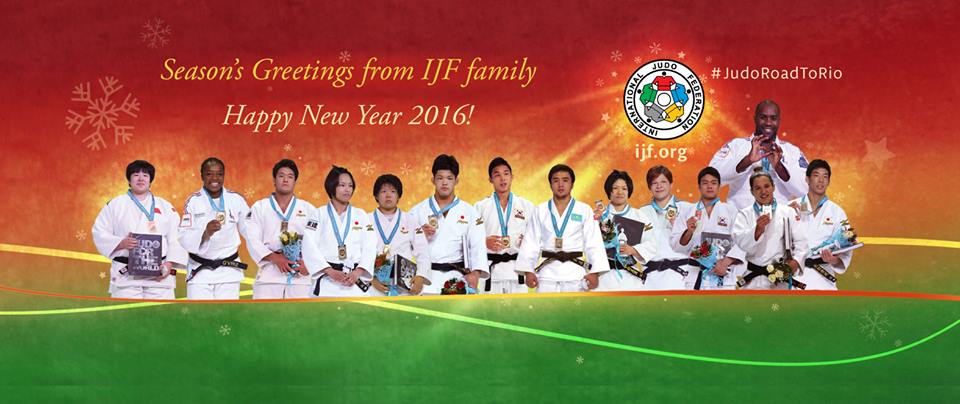 Season's greetings from @IntJudoFed and we wish you all a Happy New Year.