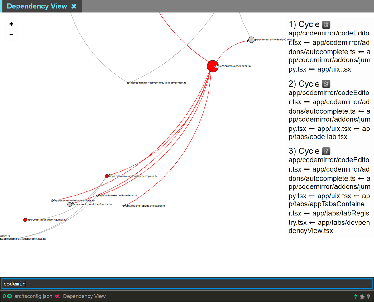 basarat's tweet photo. Added the #TypeScript #DependencyAnalyzer to alm tools 🌹
Proj: https://t.co/tZgIo53voa
Docs: https://t.co/UdE56eYOTe https://t.co/80Ggp9ET7h