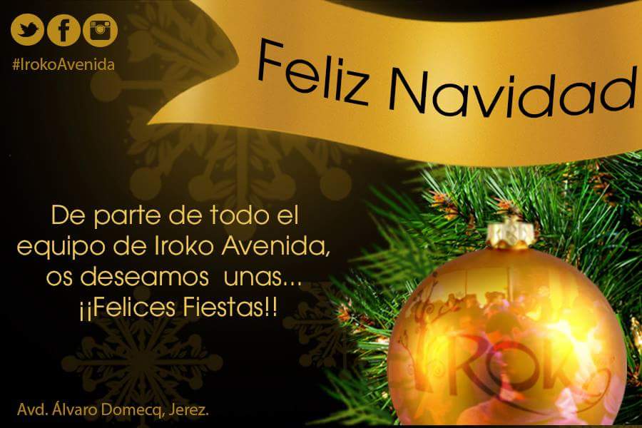 IrokoAvenida's tweet photo. Todos los días de #Navidad con el mejor ambiente....¡¡VOSOTROS!! De parte de todo el equipo ¡Felices fiestas!😃🎄🎉 https://t.co/uhh4JB3nhf