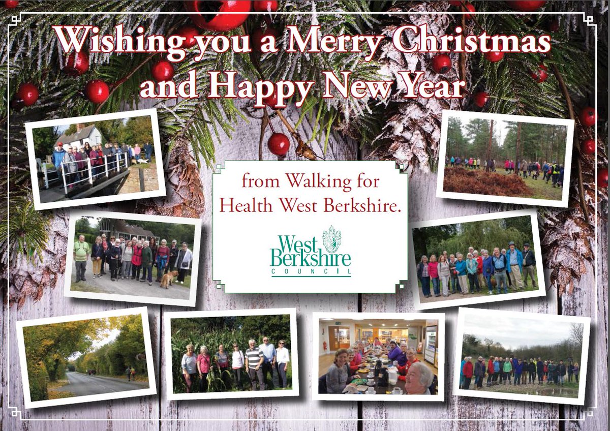 walkingWB's tweet image. Merry Christmas #ChristmasEveEve #walkingforhealth @WestBerkshire