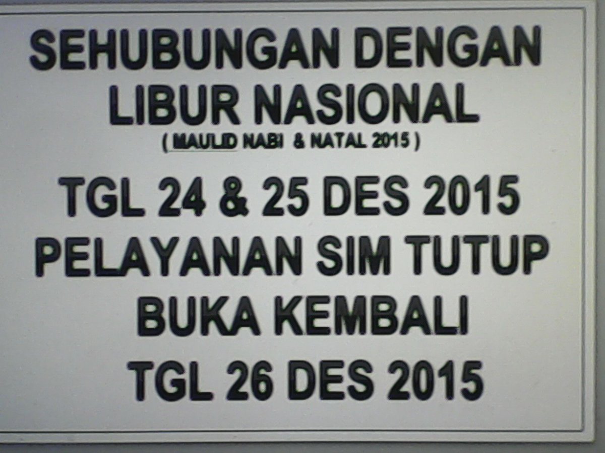 SIM KELILING BEKASI tweet media