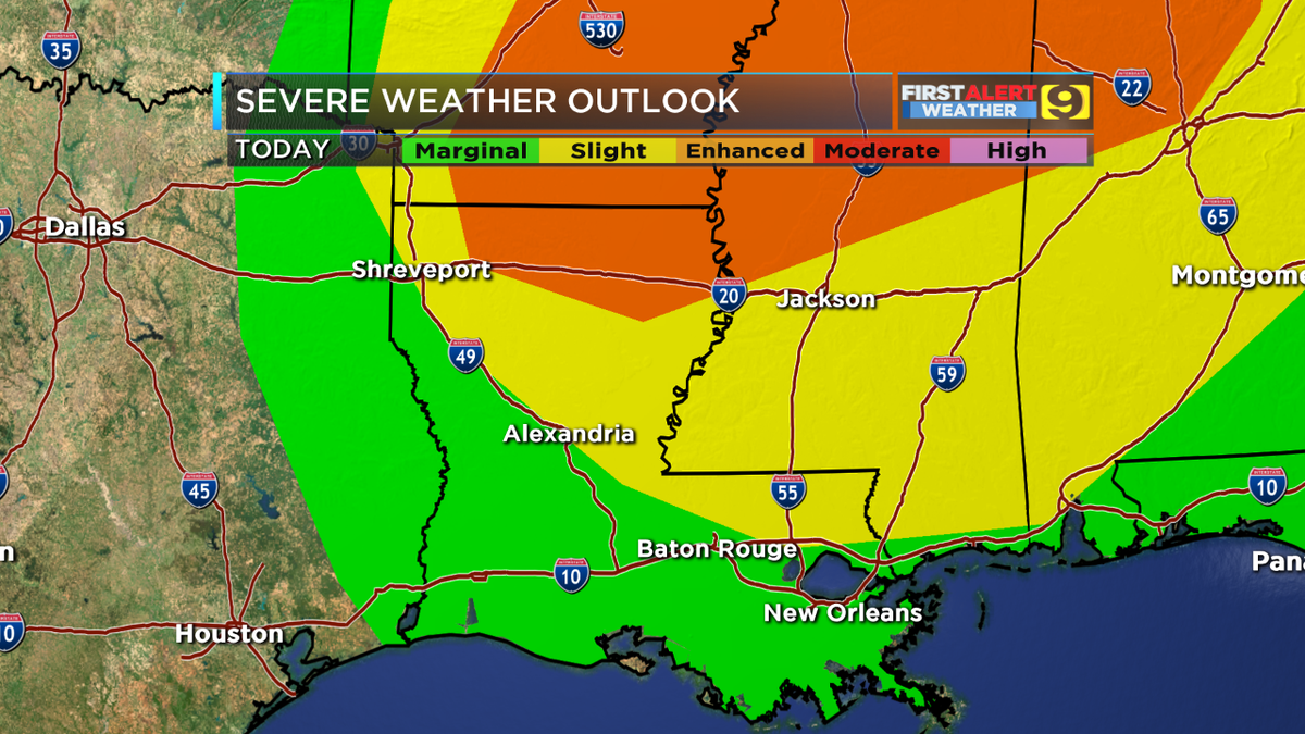 DianeWAFB's tweet photo. Be careful holiday shopping today; our area under a "marginal/slight" risk for severe weather! Your forecast, 4:30 https://t.co/xpahrN8RqQ