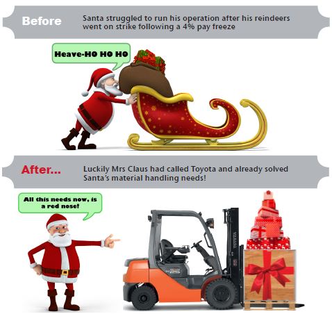ToyotaMH_UK's tweet photo. The #Christmas countdown continues... today we've got the real 'story of Christmas' for you. Is #Rudolph a #Toyota https://t.co/FEg17iLXef