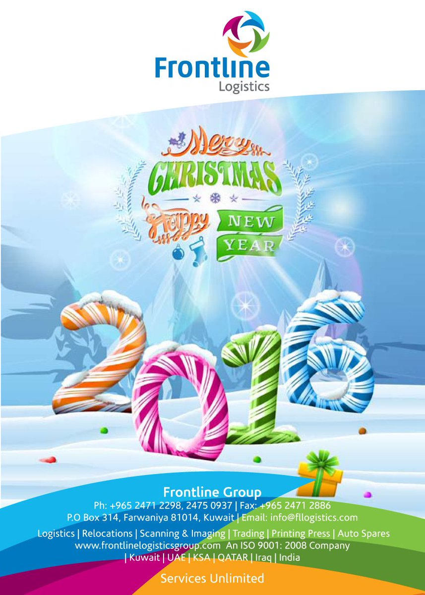 Frontlinekwt's tweet photo. Season's Greetings from Frontline Logistics https://t.co/tbvNS6pNbp