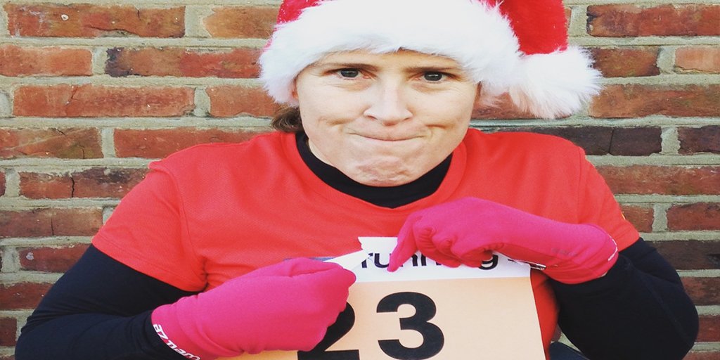 mels_posts's tweet image. Day 23 @adventrunning - Bad Santa 😂 #adventrunning #boostlondon #runforsprouts #25in25