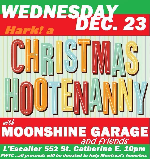 Hey, Montreal folks… Before you settle in for a long winter's nap… Tonight, there's this: