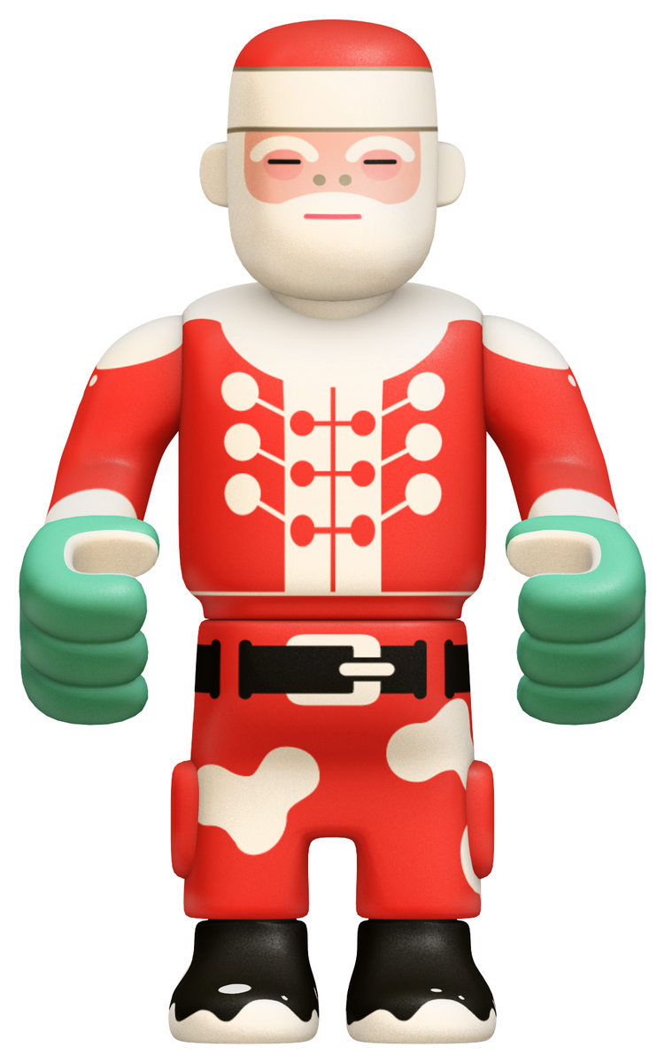 eBoyArts's tweet photo. Good old #Peecol Santa. #Kidrobot #Toy #eBoy https://t.co/2HfN5aUGFJ
