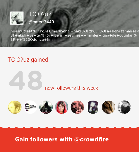 cmert7440's tweet photo. Fab tweeps @_Deli_Fisek @MizahTeorisi @ARES_E35 &amp; more followed me. Grow with https://t.co/yifH0XWLMu https://t.co/ZRcj46WzL2