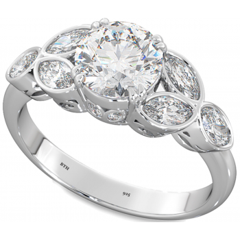 besttohave's tweet image. This weeks #midweekpick is... This stunning 1.54ct LADIES Round Brilliant &amp;amp; Marquise Cut 925 Silver #ring #loveit