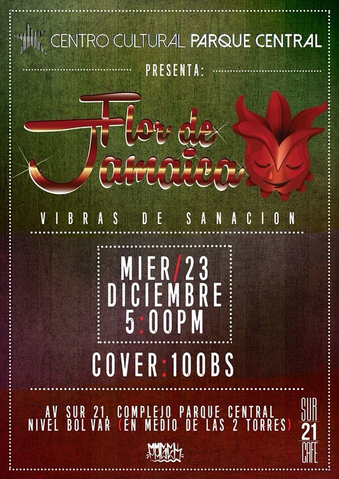 #hoyquehay <a href="/Fdjamaica/">Flor de jamaica</a>! Centro cultural de Parque Central! #Reggae #ska #music #caracas #venezuela