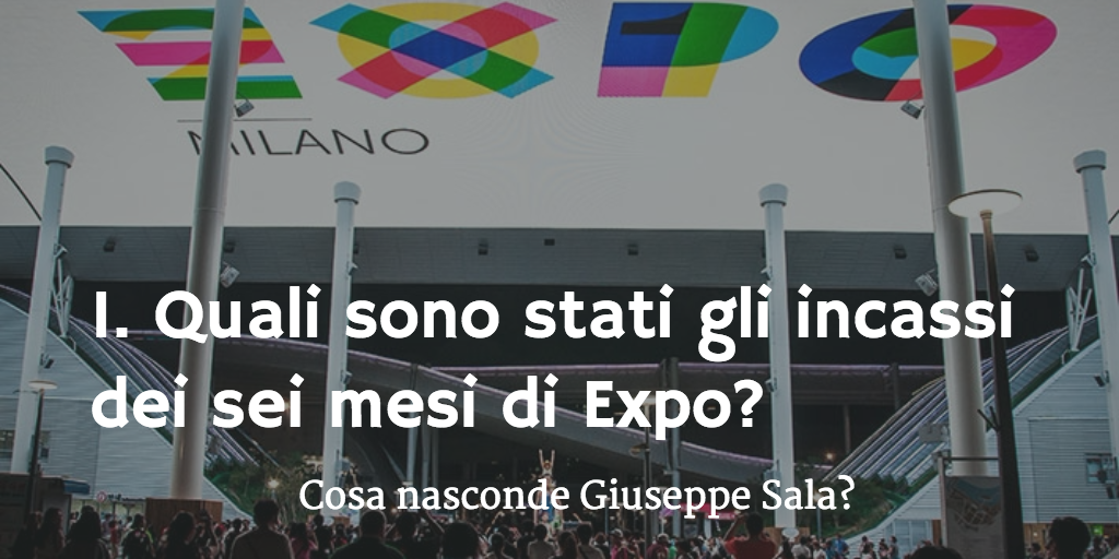 corradopassera's tweet photo. Cosa nasconde #GiuseppeSala? I Milanesi meritano trasparenza sui conti di Expo https://t.co/g6yJkanqQe #Milano https://t.co/dQH9jqrGLq
