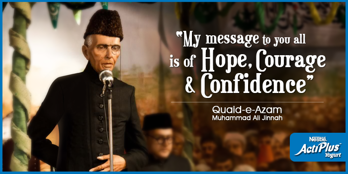 NESTLEACTIPLUS's tweet photo. Let’s recall his message and act upon it! Paying tribute to a legendary leader – #Quaid-e-Azam https://t.co/IIoL8lV0RA