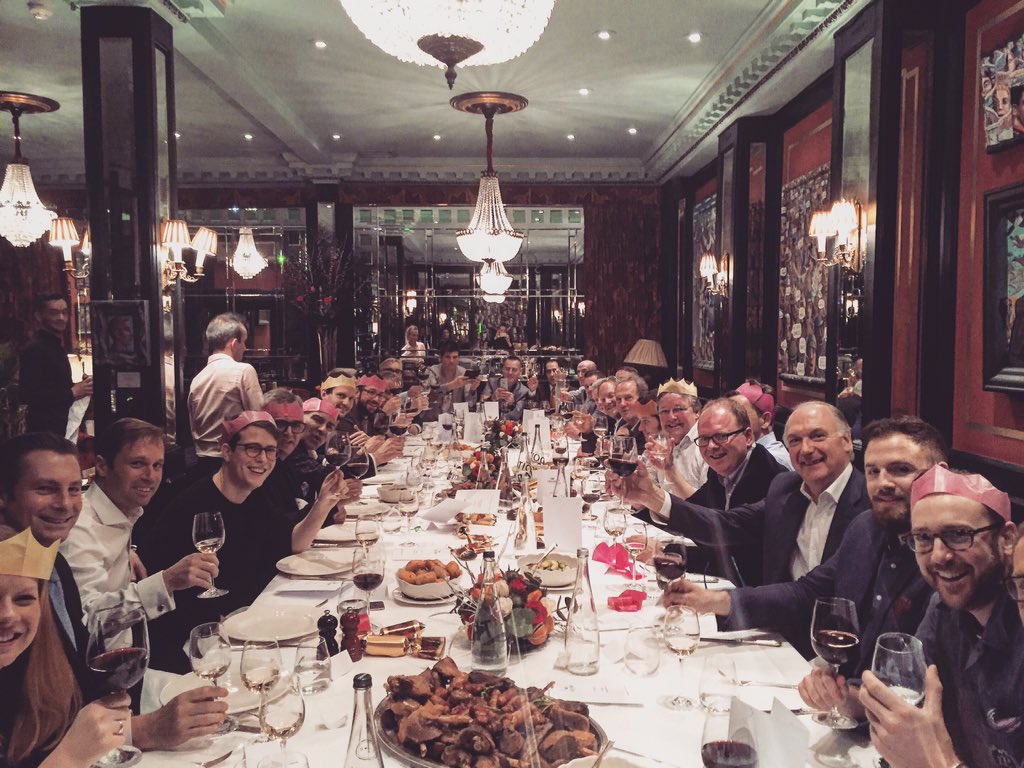 Bon Apatite <a href="/LEscargotSoho/">L'Escargot</a> Christmas lunch