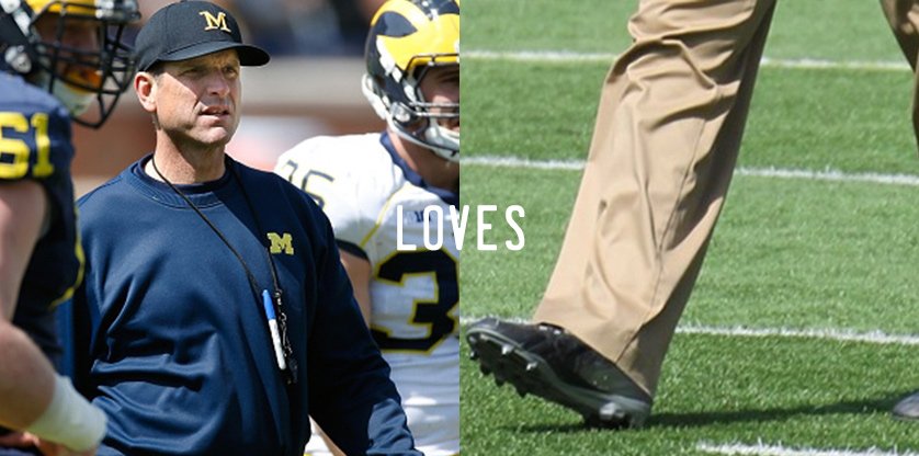 Like Jim loves proper coaching footwear, we love to help.
Happy Birthday Jim Harbaugh! 