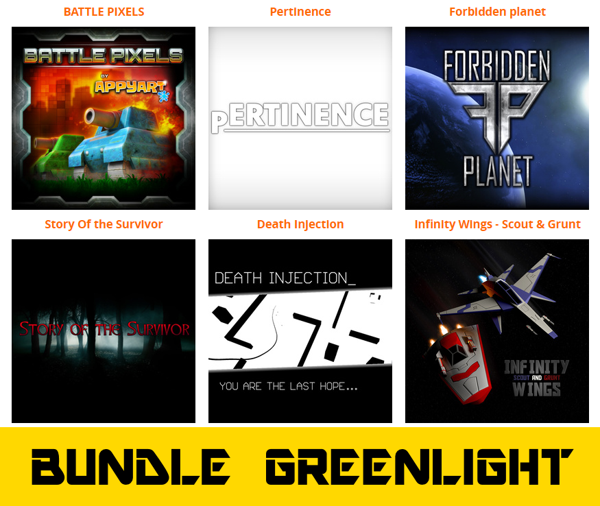 Stellan_Bacq's tweet photo. Please share and support #BUNDLE #GREENLIGHT #1 is Here! for $ 1.00
https://t.co/GCWmz6DOIc  #indiegame #steam #game https://t.co/NuQ9dyoSkq